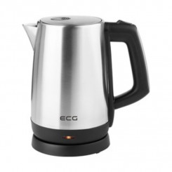 ECG RK 1742 Puro Электрический чайник, 1,7 л, 1850 Вт, дизайн из нержавеющей стали