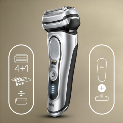 Braun Shaver 9417s Operating time (max) 60 min Wet & Dry Silver