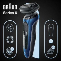 Braun Series 6 61-B1500s Бритва-сетка Триммер Синий