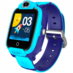 CANYON Jondy KW-44, Детские умные часы, 1,44-дюймовый цветной IPS-экран 240*240, ASR3603S, Nano SIM-карта, 192+128 МБ, GSM(B3/B8), LTE(B1.2.3.5.7.8.20), аккумулятор 700 мАч, встроенный в TF-карте: 512 МБ, GPS, совместимость с iOS и Android, хост: 53,3*43,