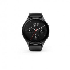 Hama Smartwatch 8900 3,63 см (1,43 дюйма) AMOLED 45 мм Цифровой 466 x 466 пикселей Сенсорный экран Черный GPS (спутник)
