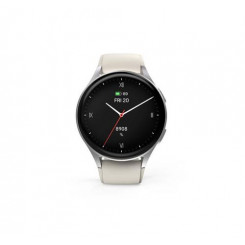 Hama Smartwatch 8900 3,3 см (1,3 дюйма) AMOLED 42 мм Цифровой 466 x 466 пикселей Сенсорный экран Серебристый GPS (спутник)