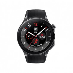 OnePlus Watch 2 3,63 см (1,43 дюйма) AMOLED Цифровой 466 x 466 пикселей Сенсорный экран Черный Wi-Fi GPS (спутник)
