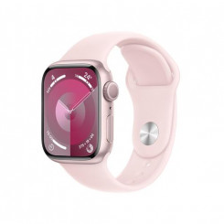 Apple Watch Series 9 41 mm digitaalne 352 x 430 pikslit puutetundlik ekraan, roosa Wi-Fi GPS (satelliit)