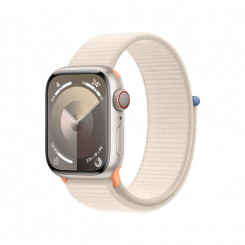 Apple Watch Series 9 41 мм Цифровой 352 x 430 пикселей Сенсорный экран 4G Бежевый Wi-Fi GPS (спутниковый)
