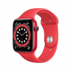 Apple Watch Series 6 OLED 44 mm digitaalne 368 x 448 pikslit Puutetundlik ekraan, punane Wi-Fi GPS (satelliit)
