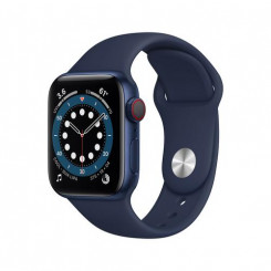 Apple Watch Series 6 OLED 40 mm digitaalne 324 x 394 pikslit puutetundlik ekraan 4G sinine Wi-Fi GPS (satelliit)