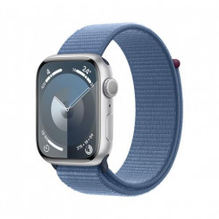 Apple Watch Series 9 45 mm digitaalne 396 x 484 pikslit puutetundlik ekraan hõbedane Wi-Fi GPS (satelliit)
