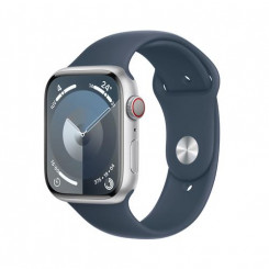 Apple Watch Series 9 45 mm digitaalne 396 x 484 pikslit puutetundlik ekraan 4G hõbedane Wi-Fi GPS (satelliit)