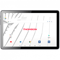 THOMSON TEOX10 LTE, 10,1-tolline (1920x1200) FHD IPS-ekraan, kaheksatuumaline MTK8788, 8 GB muutmälu, 128 GB ROM, 1xNanoSim, 1xMicroSD, 1xUSB3.0 TypeC, 2,0MP esikaamera, WiFi 2,0 MPTE, 45G. , BT 5.0, 5000 mAh 3,7 V aku, metall/hõbe, Android 13