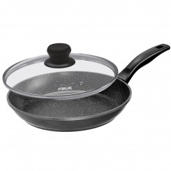 Stoneline Pan 7359 Frying Diameter 26 cm Suitable for induction hob Lid included Fixed handle Anthracite