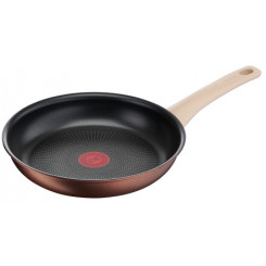 TEFAL Frying Pan G2540553 Eco-Respect Frying Diameter 26 cm Suitable for induction hob Fixed handle Copper