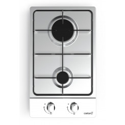 CATA Hob GI 3002 X Gas Number of burners/cooking zones 2 Rotary knobs Stainless steel