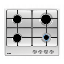 Simfer Hob H6.400.VGRIM Gas Number of burners / cooking zones 4 Rotary knobs  Stainless Steel