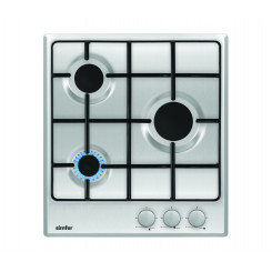 Simfer Hob H4.300.VGRIM Gas Number of burners / cooking zones 3 Rotary knobs Stainless steel