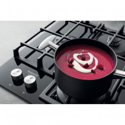 Hotpoint Hob HAGS 61F / BK Gas on glass Number of burners / cooking zones 4 Rotary knobs Black
