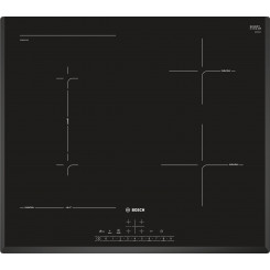 Варочная панель Bosch Serie 6 PVS651FC5E Черный Встраиваемая индукционная варочная панель с зоной 60 см 4 зоны(ы)