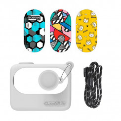 Protective Case Sunnylife for Insta360 GO 3 White with stickers