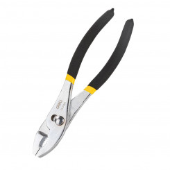Клещи Deli Tools EDL25508 с фиксатором, 8 дюймов (черные и желтые)