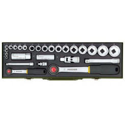 Proxxon 23 020 Socket wrench set 27 pc(s)