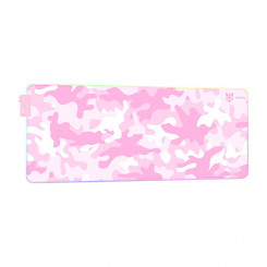 Игровой коврик Onikuma MP005 RGB, розовый