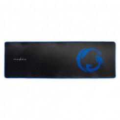 Nedis GMPD300BK mouse pad Gaming mouse pad Black, Blue