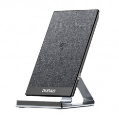 Dudao A10Pro wireless inductive charger with stand, 15W (gray)