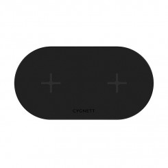 Двойное беспроводное зарядное устройство Cygnett 20 Вт (черное)