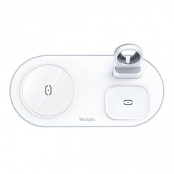 Беспроводное зарядное устройство Mcdodo CH-7062 3 в 1 15 Вт (мобильное/TWS/Apple Watch) (белое)