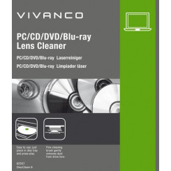 Vivanco DISCCLEAN 8 CD/DVD seadmete puhastus-CD