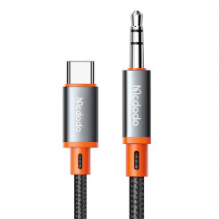 Mcdodo CA-0820 USB-C kuni 3,5 mm AUX minipistiku kaabel, 1,2 m (must)