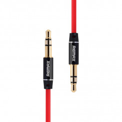 3.5mm AUX mini jack cable Remax RL-L1001m (red)