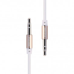 3.5mm AUX mini jack cable Remax RL-L1001m (white)