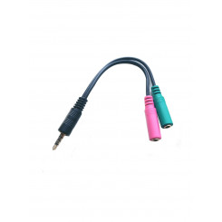 MicroConnect Audio Headset Adapter Cable, 0.25m