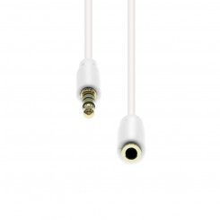 ProXtend Mini-Jack, 4-контактный тонкий удлинительный кабель, белый, 2 м
