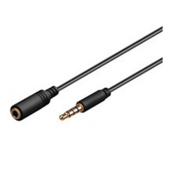 Goobay 1.5m 3.5mm audio cable Black