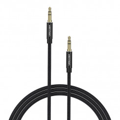 Аудио кабель Mini Jack 3,5 мм Vention BAWBD 0,5 м Черный