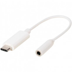 Аудиокабель Vivanco CC UC A 1 0,1 м 3,5 мм USB Белый