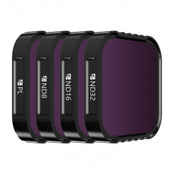 Набор из 4 стандартных дневных фильтров Freewell 4K для GoPro HERO11/HERO10/HERO9 (черный)