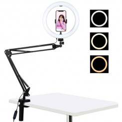 Puluz desk stand / tripod for LED clip 26cm vlog / stream for phone PKT3090B