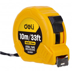 Deli Tools EDL9010Y mõõdulint, 10m/25mm (kollane)