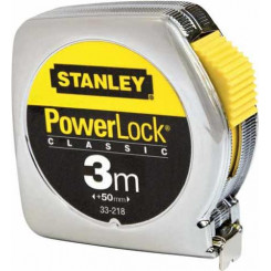 Stanley 0-33-218 tape measure 3 m Metallic, Yellow