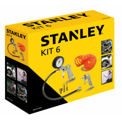 Stanley pneumaatiliste tööriistade komplekt, 6 osa