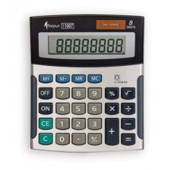 Forpus FO11007 kalkulaator Pocket Basic must, hall