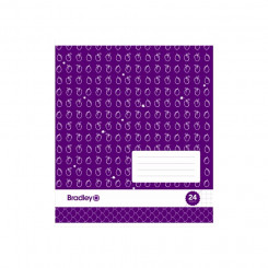 Bradley folder with 24 sheets square, plain