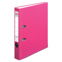 Registraator 5 cm Color Block indon. roosa