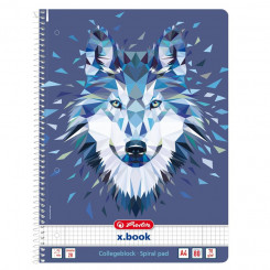 Spiral folder, A4/80 square Wild Animals / Wolf