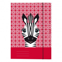 Herlitz rubber covers, A4 - Cute Animals / Zebra