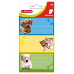 Booklet label 9 pcs dogs cats