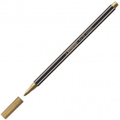Чернильная ручка STABILO, Ручка 68-810, золотой металлик